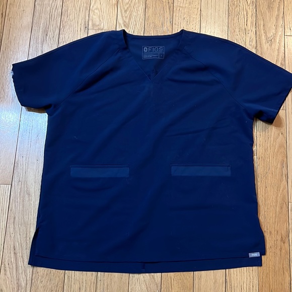 Figs Other - Figs navy blue scrub top two pockets